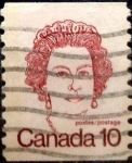 Stamps Canada -  Intercambio 0,20 usd 10 cent 1976