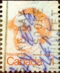 Stamps Canada -  Intercambio 0,20 usd 1 cent 1973