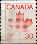 Sellos de America - Canad� -  Intercambio 0,20 usd 30 cent 1982