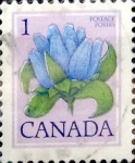 Stamps Canada -  Intercambio 0,20 usd 1 cent 1977