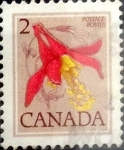 Stamps Canada -  Intercambio 0,20 usd 2 cent 1977