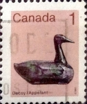 Stamps Canada -  Intercambio 0,20 usd 1 cent 1982