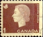Sellos de America - Canad -  Intercambio 0,20 usd 1 cent 1963