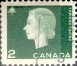 Sellos de America - Canad� -  Intercambio 0,20 usd 2 cent 1963