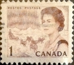 Stamps Canada -  Intercambio 0,20 usd 1 cent 1967