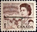 Stamps Canada -  Intercambio 0,20 usd 1 cent 1967