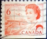 Stamps Canada -  Intercambio 0,20 usd 6 cent 1967