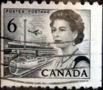Sellos de America - Canad� -  Intercambio 0,20 usd 6 cent 1967