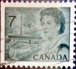 Stamps Canada -  Intercambio 0,20 usd 7 cent 1971