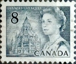 Sellos de America - Canad� -  Intercambio 0,20 usd 8 cent 1971