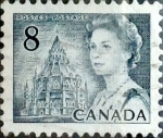 Sellos de America - Canad -  Intercambio 0,20 usd 8 cent 1971