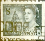 Stamps Canada -  Intercambio 0,20 usd 8 cent 1971