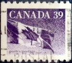 Stamps Canada -  Intercambio 0,20 usd 39 cent 1990