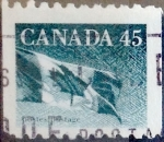 Sellos de America - Canad� -  Intercambio 0,20 usd 45 cent 1995