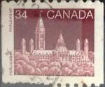 Stamps Canada -  Intercambio 0,20 usd 34 cent 1985