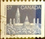 Stamps Canada -  Intercambio 0,20 usd 37 cent 1988