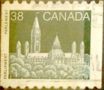Stamps Canada -  Intercambio 0,20 usd 38 cent 1989