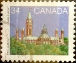 Stamps Canada -  Intercambio 0,20 usd 34 cent 1985