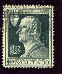 Stamps Italy -  Centenario de la muerte del fisico Volta