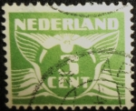 Stamps : Europe : Netherlands :  Paloma volando