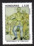 Sellos de America - Honduras -  Departamento de Comayagua