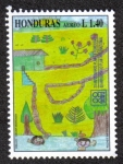 Stamps Honduras -  20 Aniversario PLAN en Honduras