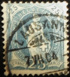 Stamps : Europe : Switzerland :  Helvetia parada
