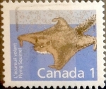 Stamps Canada -  Intercambio 0,20 usd 1 cent 1988