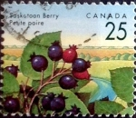 Stamps Canada -  Intercambio 0,20 usd 25 cent 1992