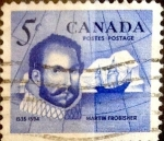 Stamps Canada -  Intercambio cxrf2 0,20 usd 5 cent 1963
