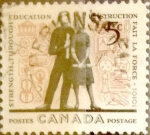 Stamps Canada -  Intercambio cxrf2 0,20 usd 5 cent 1962
