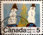 Stamps Canada -  Intercambio cxrf2 0,20 usd 5 cent 1970