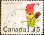 Stamps Canada -  Intercambio cxrf2 0,20 usd 5 cent 1970