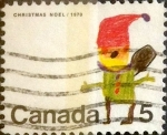 Stamps Canada -  Intercambio 0,20 usd 5 cent 1970