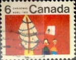 Stamps Canada -  Intercambio 0,20 usd 6 cent 1970