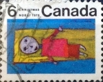 Stamps Canada -  Intercambio 0,20 usd 6 cent 1970