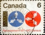 Sellos de America - Canad� -  Intercambio 0,20 usd 6 cent 1971