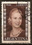 Stamps : America : Argentina :  525 - María Eva Duarte de Perón, Evita Peron