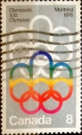 Stamps Canada -  Intercambio 0,20 usd 8 cent 1976