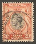 Sellos del Mundo : Africa : Kenya : George V y grullas
