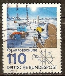 Sellos de Europa - Alemania -  Estación de investigación en la Antártida.