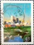 Stamps Canada -  Intercambio 0,25 usd 43 cent 1993