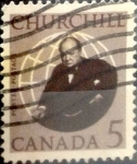 Stamps Canada -  Intercambio cxrf2 0,20 usd 5 cent 1965