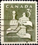 Stamps Canada -  Intercambio 0,20 usd 3 cent 1965