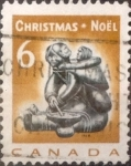 Stamps Canada -  Intercambio cr3f 0,20 usd 6 cent 1968