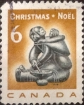 Stamps Canada -  Intercambio 0,20 usd 6 cent 1968