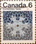 Stamps Canada -  Intercambio 0,20 usd 6 cent 1971