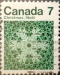 Stamps Canada -  Intercambio 0,20 usd 7 cent 1971