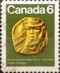Stamps Canada -  Intercambio cr3f 0,20 usd 6 cent 1970