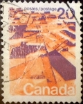 Stamps Canada -  Intercambio 0,20 usd 20 cent 1972